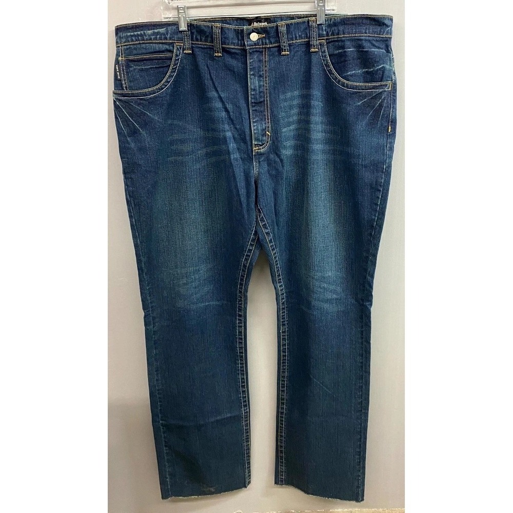 Bulwark Jeans Mens 44x37 Blue Denim Cotton Stretch Flame Resistant Straight Leg